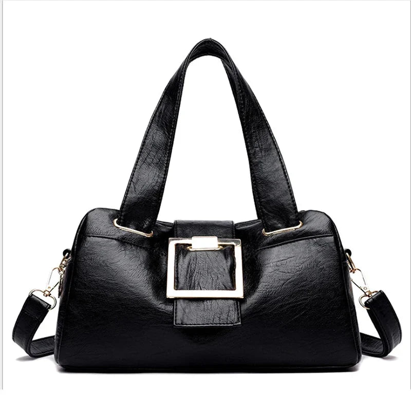 Bolso de hombro para mujer, diseño clásico modelo Raissa